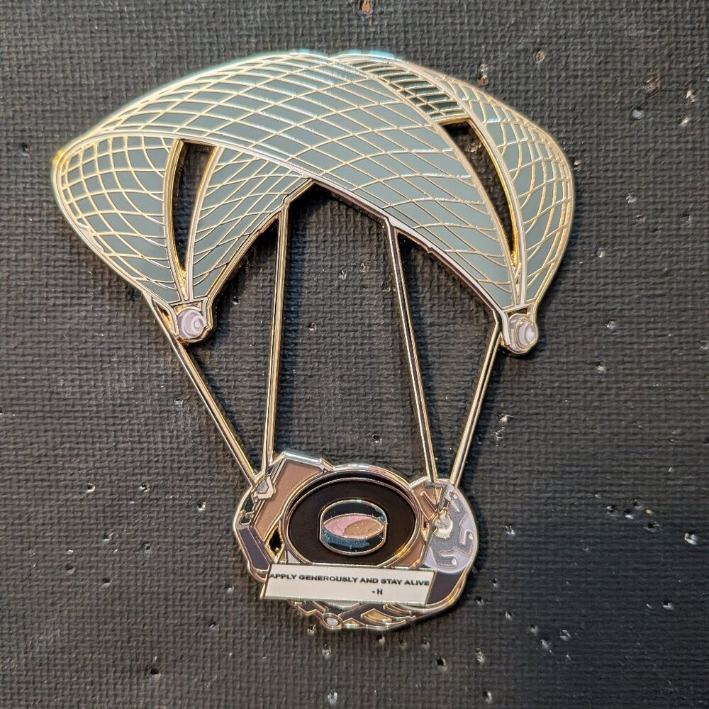 Hunger Games Parachute to Stay Alive Fantasy Pin